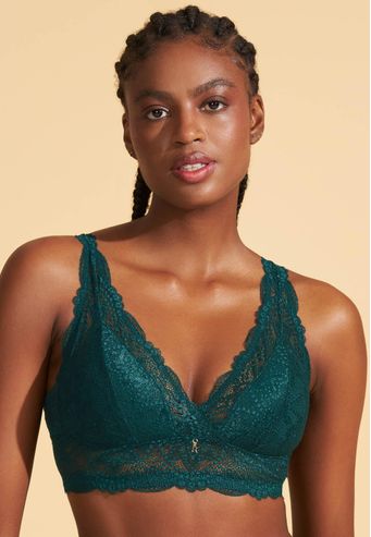 Sutiã Recco Com Bojo e Sem Aro de Renda