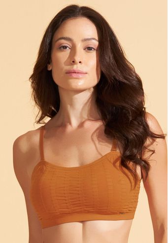 Top Recco Duplo Com Bojo e Alça Removível