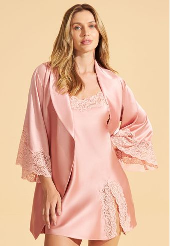Camisola Recco de Charmeuse Prime Com Renda