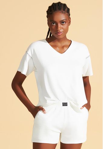 Pijama Recco de Viscose Jacquard