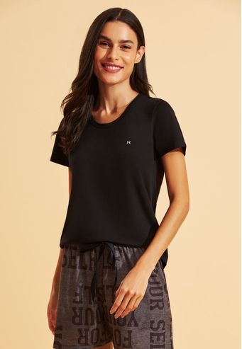 Pijama Recco Curto de Algodão com Elastano