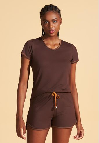 Pijama Recco Manga Curta de Viscose Stretch