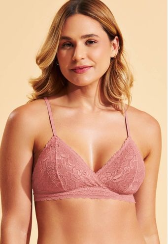 Top de Renda com Bojo Removível Recco