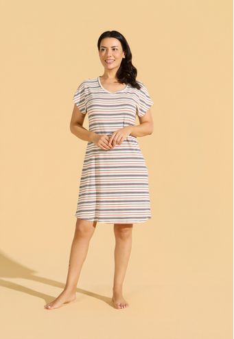 Camisão Estampado de Viscodry