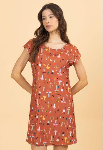 Camisão Estampado de Viscodry