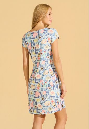 Camisão Estampado de Viscodry