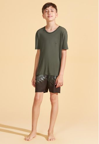 Pijama Recco Infantil de Microfibra e Supermicro