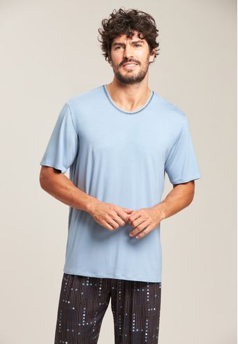 Pijama Baunilha de Viscose e Calça New Skin