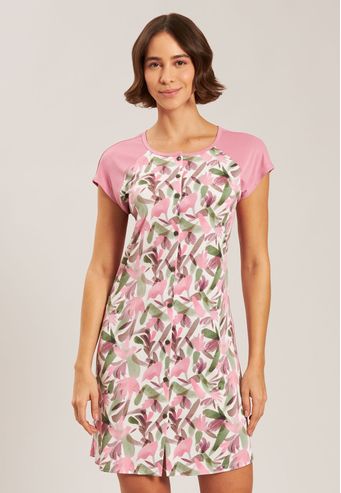 Camisola Aberta De Microfibra Baunilha