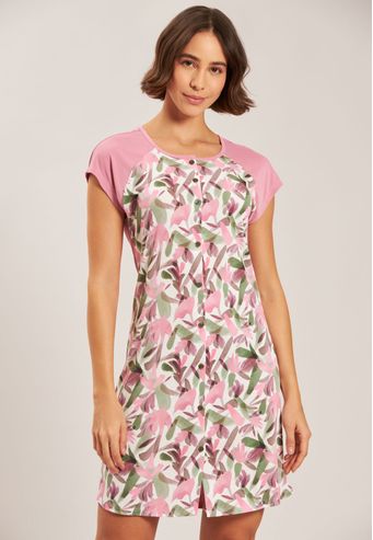 Camisola Aberta De Microfibra Baunilha