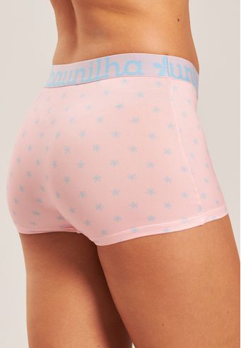 Calcinha De Algodão Com Elastano Baunilha