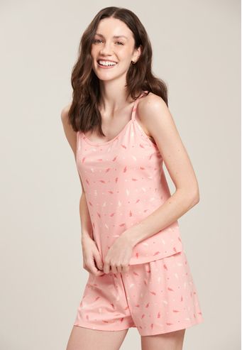 Shortdoll Baunilha de Algodão Com Elastano