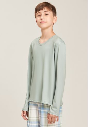 Pijama Baunilha Juvenil Longo de New Skin