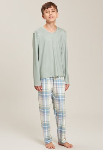 Pijama Baunilha Juvenil Longo de New Skin