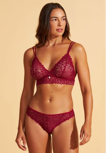 Calcinha Fio Duplo de Bio Senci e Renda Recco