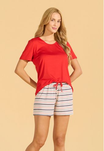 Pijama Curto de Viscose
