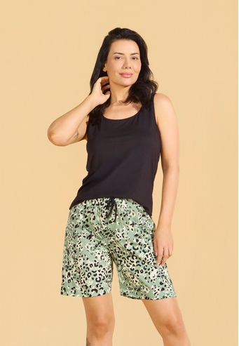 Pijama Regata com Shorts de Viscose