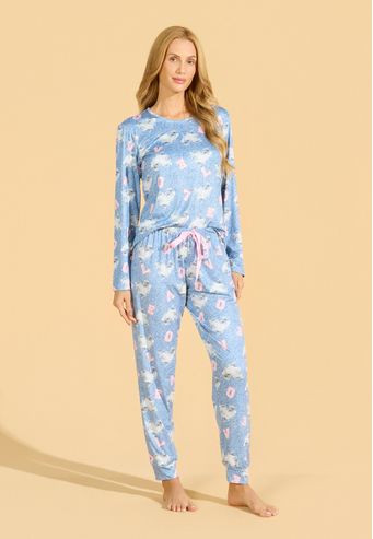 Pijama longo de Visco Skin