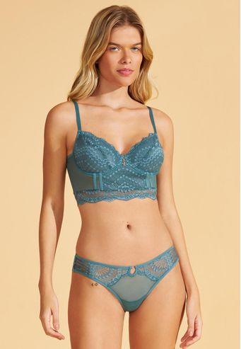 Calcinha Fio Duplo de Bio Senci e Renda Recco