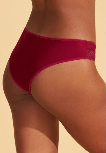 Calcinha Tanga de Bio Senci e Renda Recco