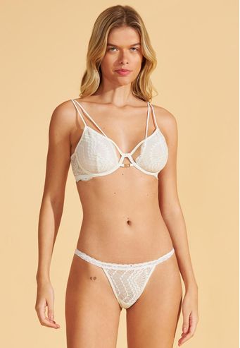 Sutiã Sem Bojo Com Aro De Renda Recco