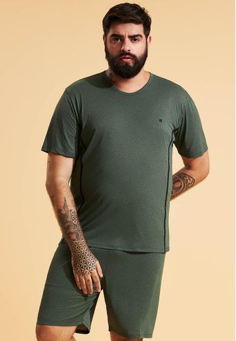 Pijama Recco Plus Size de Microdry