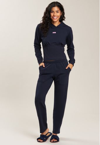 Pijama Recco Longo de Moletinho Flanelado