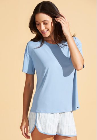 Pijama Recco Curto de Microfibra