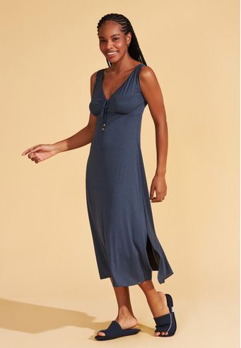Slip Dress Midi de Microdry Recco