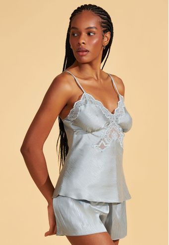 Babydoll De Charmeuse Adamascado Recco