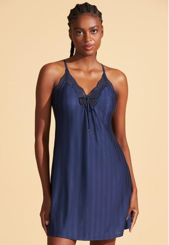 Camisola Recco de Microfibra Glow e Renda