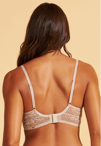 Sutiã Com Bojo e Sem Aro de Renda Recco