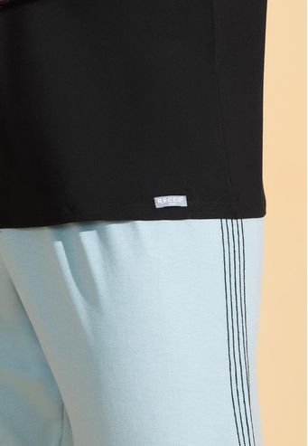 Pijama Recco Manga Curta e Calça de Viscose