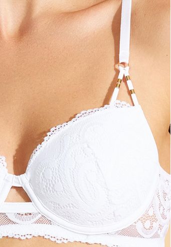 Sutiã Recco Com Bojo e Com Aro de Renda
