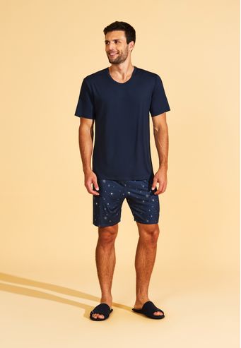 Pijama Masculino de Viscose e New Skin Recco