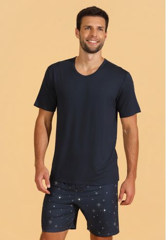 Pijama Masculino de Viscose e New Skin Recco