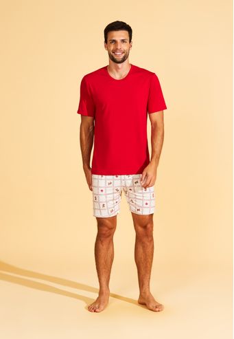 Pijama Masculino de Viscose e New Skin Recco