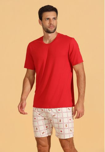 Pijama Masculino de Viscose e New Skin Recco