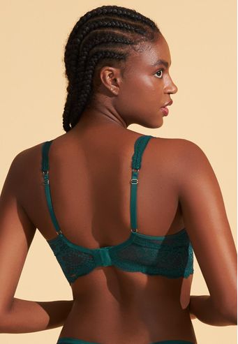 Sutiã Recco Com Bojo e Sem Aro de Renda