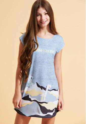 Camisão Recco Infantil de Viscodry e Viscose Stretch
