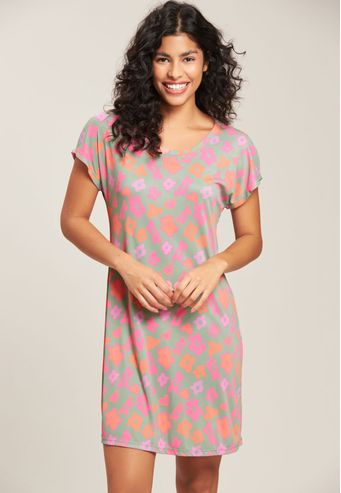 Camisão Baunilha de Microfibra