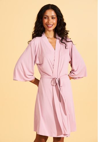 Robe Avulso Curto De Microfibra Recco